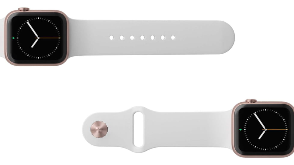 Groove Life Apple Watch Narrow/Short Band, White, 38/40mm S/M, WA1-005-NS