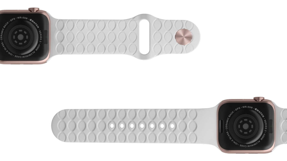 Groove Life Apple Watch Narrow/Short Band, White, 38/40mm S/M, WA1-005-NS