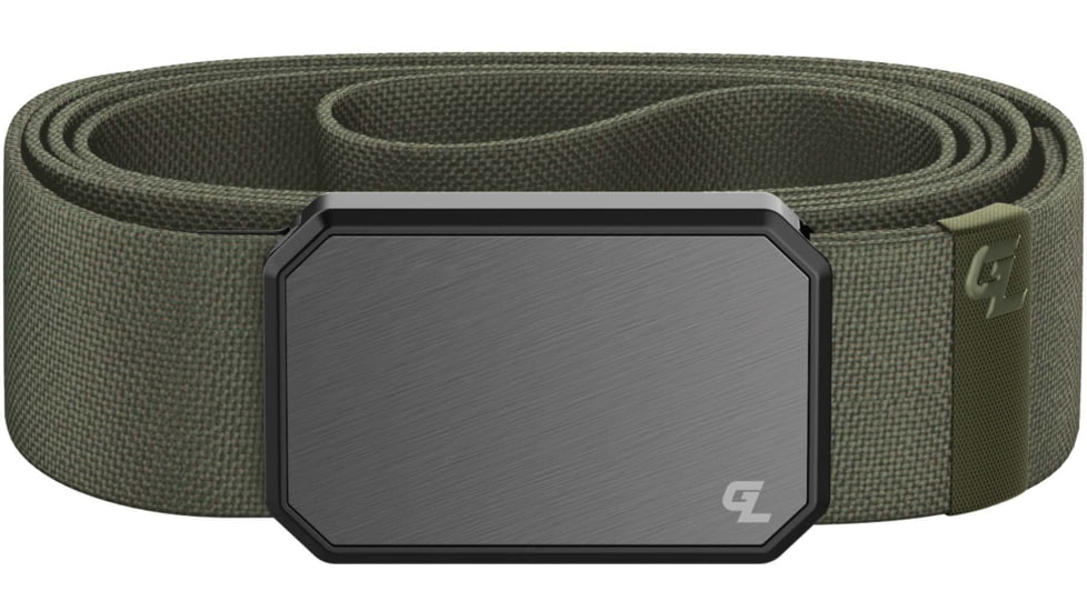 Groove Life Belt, Olive/Gun Metal, One Size, B1-003-OS