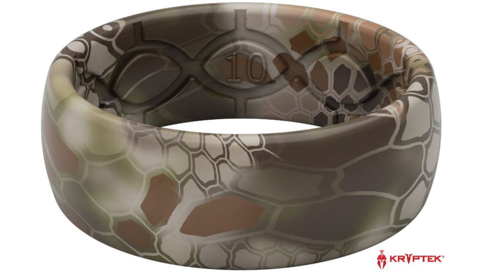 Groove Life Camo Kryptek Highlander Silicone Ring, Brown, 08, 20606