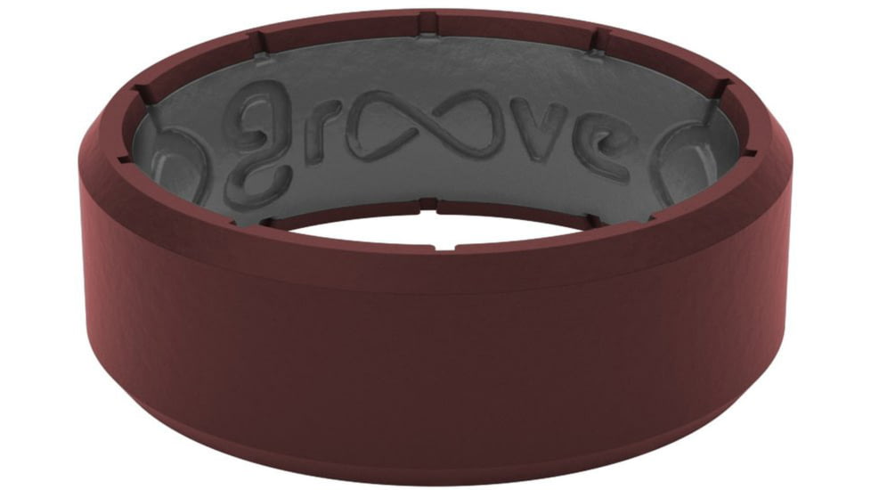 Groove Life Edge Silicone Ring, Crimson, 11, 27857