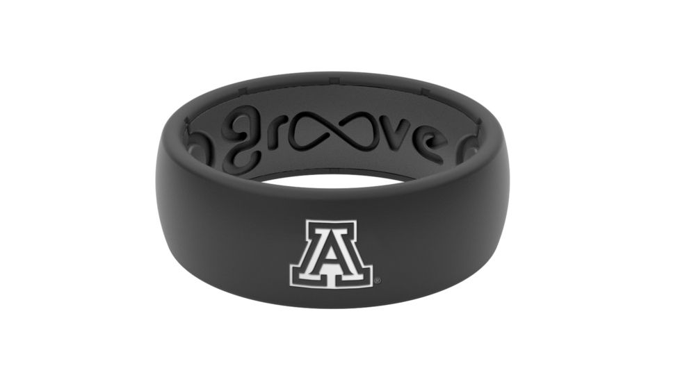 Groove Life Original Collegiate Arizona Silicone Ring, Black, 7 TGV-RNG-OR-CL-ARIZ-BK-07
