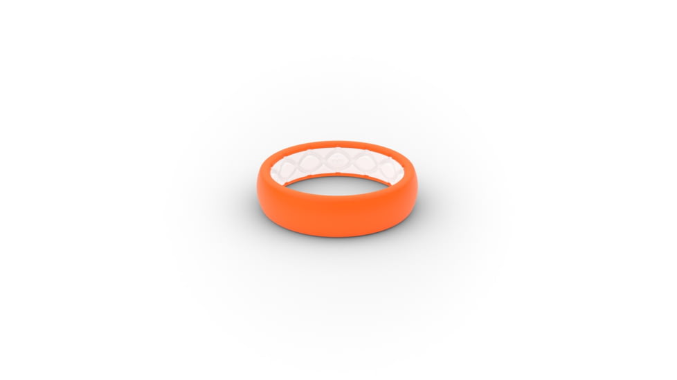 Groove Life Thin - Collegiate Clemson Solid Silicone Ring, Orange, 9 TGV-RNG-TN-CL-CLEM-OW-9