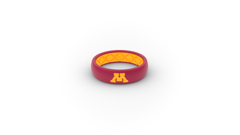Groove Life Thin - Collegiate Minnesota Silicone Ring, Maroon/Gold, 9 TGV-RNG-TN-CL-MINN-MG-9