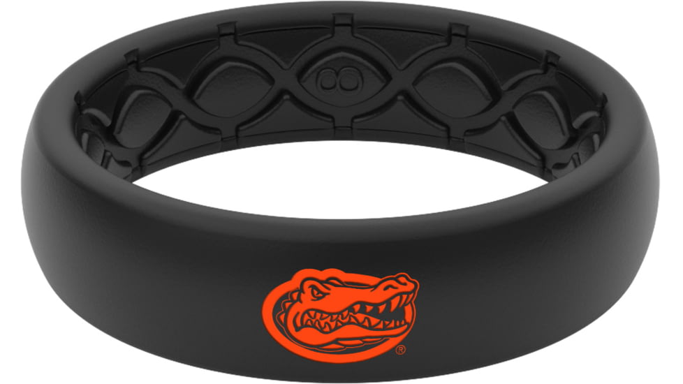 Groove Life Thin Florida Color Logo Silicone Ring, Black, 07, 57785