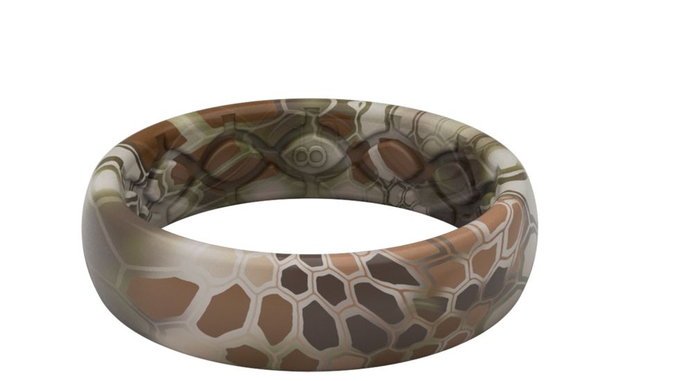 Groove Life Thin - Kryptek Highlander Silicone Ring, Brown, 4, 29636