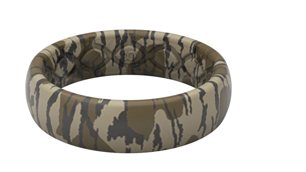 Groove Life Thin - Mossy Oak Bottomland Silicone Ring, Brown, 4, 29377