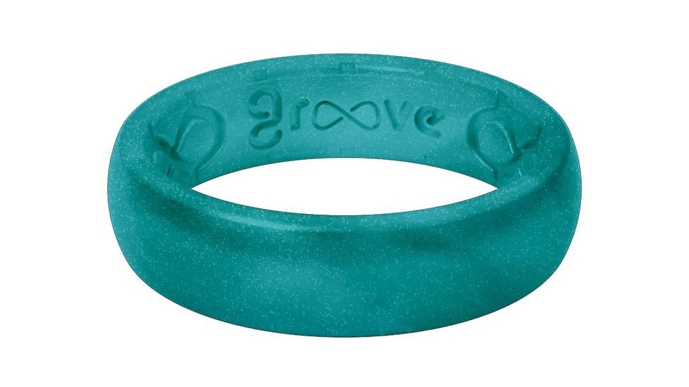 Groove Life Thin Silicone Ring, Ocean, 09, 30529