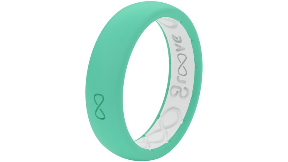 Groove Life Thin Silicone Ring, Seafoam, 08, 21009
