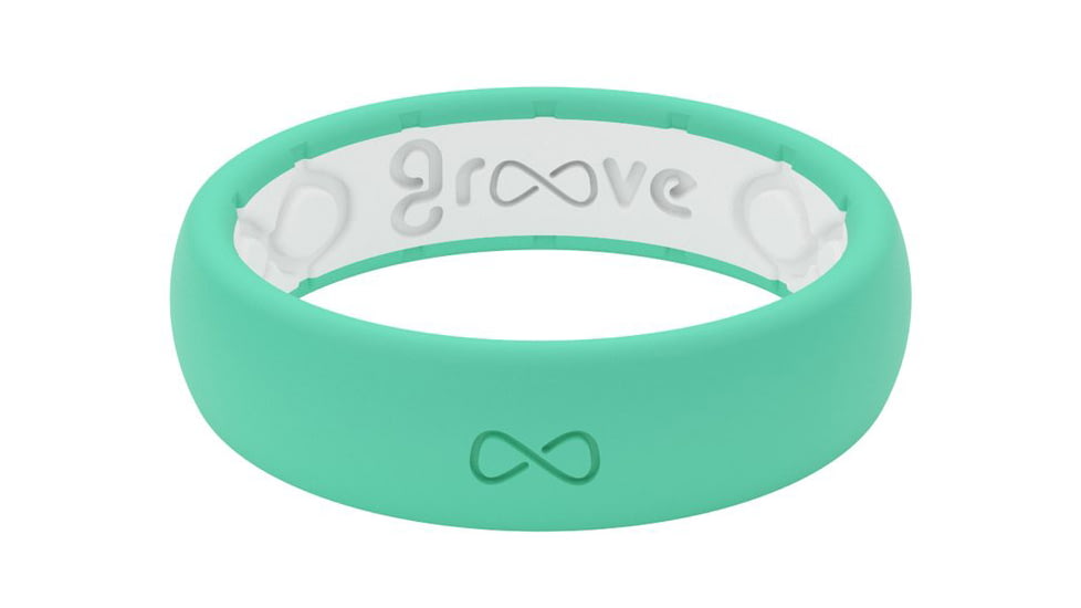 Groove Life Thin Silicone Ring, Seafoam, 08, 21009