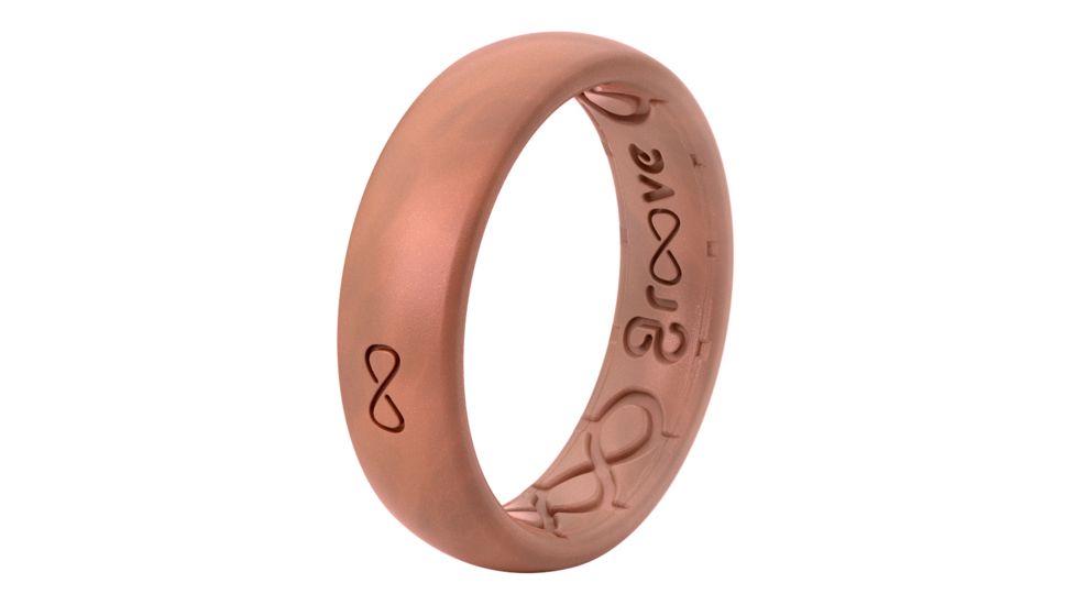 Groove Life Thin Silicone Ring, Copper, 4 TGV-RNG-TN-CPR-04