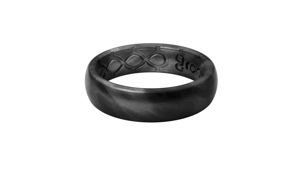Groove Life Thin Solid Colored Ring, Black Pearl, 8, R1-117-08
