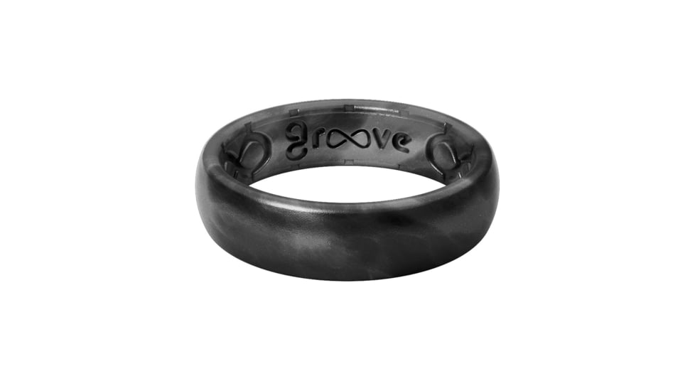 Groove Life Thin Solid Colored Ring, Black Pearl, 8, R1-117-08