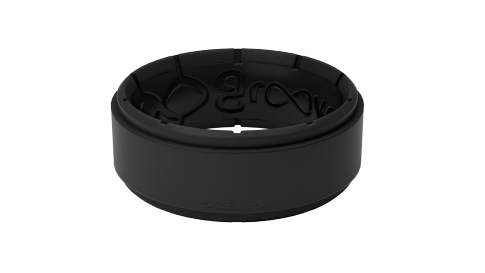 Groove Life Zeus Edge Silicone Ring, Black, 14, R10-007-14