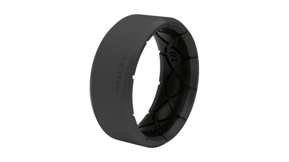 Groove Life Zeus Edge Silicone Ring, Deep Stone Grey/Black, 14, R10-008-14