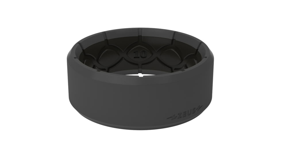 Groove Life Zeus Edge Silicone Ring, Deep Stone Grey/Black, 14, R10-008-14