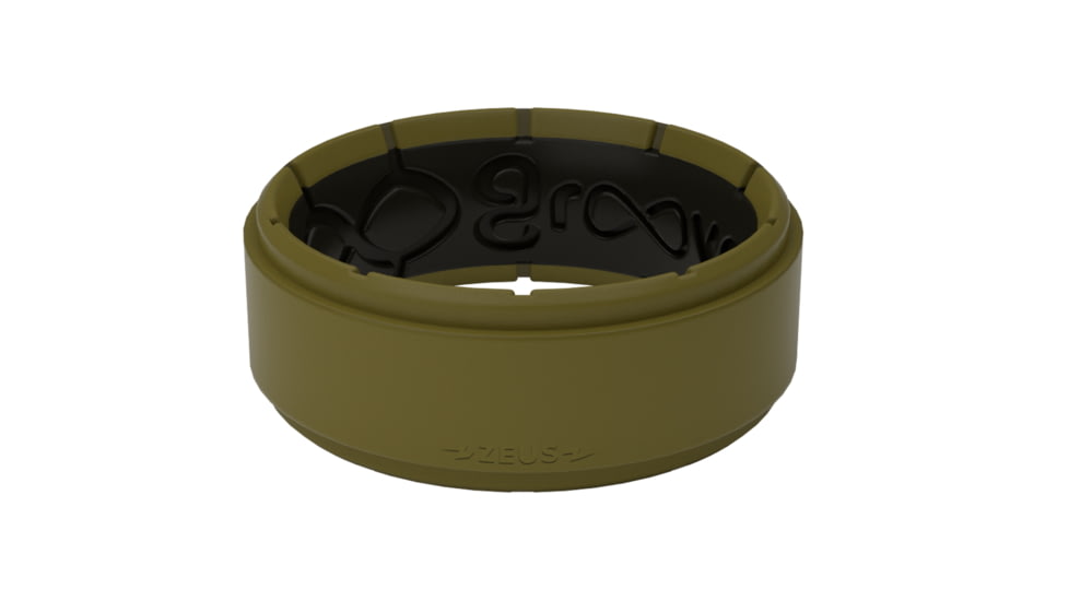 Groove Life Zeus Edge Silicone Ring, Green, 11, R10-010-11