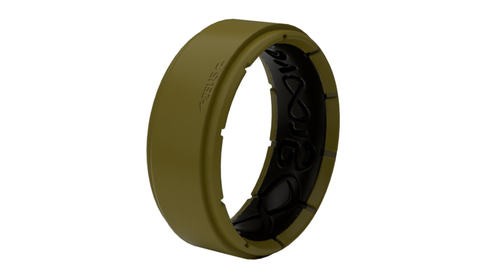 Groove Life Zeus Edge Silicone Ring, Green, 11, R10-010-11