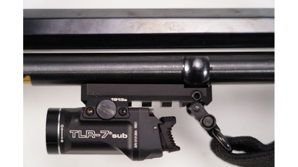 GrovTec US .675 - .725in Tube Mount Rail Barrel Band Mounted Picatinny Rail, Black, GTSW328