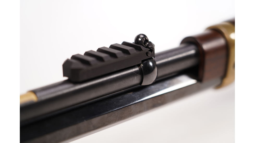 GrovTec US .675 - .725in Tube Mount Rail Barrel Band Mounted Picatinny Rail, Black, GTSW328