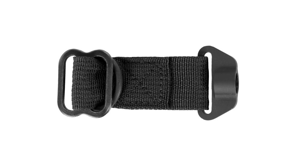 GrovTec US Buttstock Sling Tail w/Push Button Base Adapter, Black, GTSL117