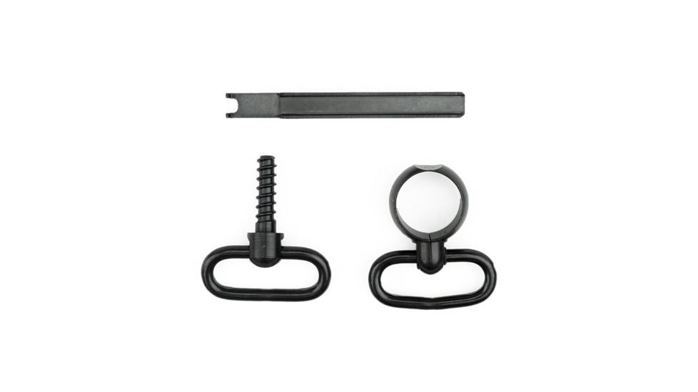 GrovTec US Centerfire Lever Action Non-Detachable Locking Swivel Set, Black, GTSW24