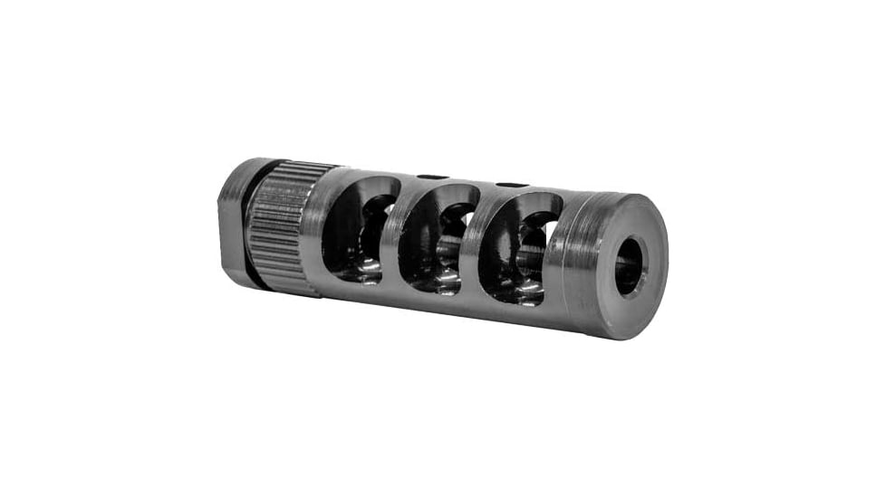 GrovTec US G-Comp .308 Muzzle Compensator, .308 Caliber, 5/8x24 Thread, Nitride, Black, GTHM316