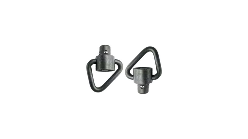 GrovTec US Angled Loop Recessed Plunger Heavy Duty Push Button Swivel Set, Black, GTSW263