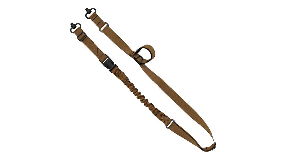 GrovTec US QS 2-Point Sentry Sling w/Push Button Swivel, Coyote Brown, GTSL132