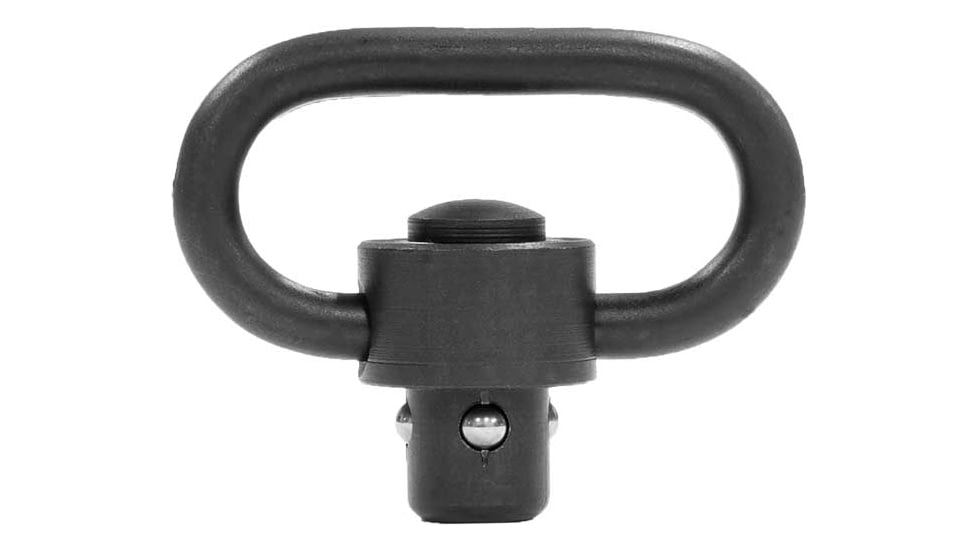 GrovTec US 1.25in Heavy Duty Push Button Swivel, Black, GTSW314