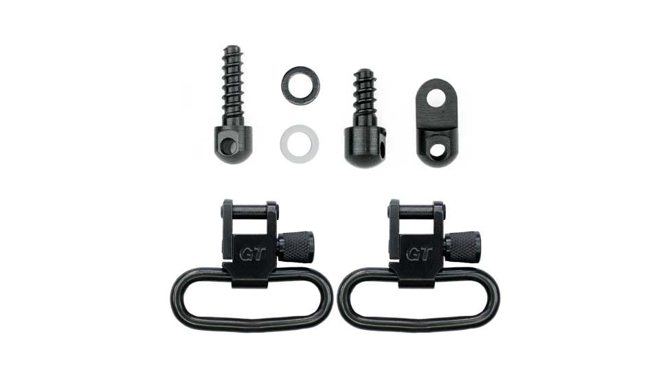 GrovTec US 1.25in Ruger 10/22 Swivel Set, Black, GTSW313