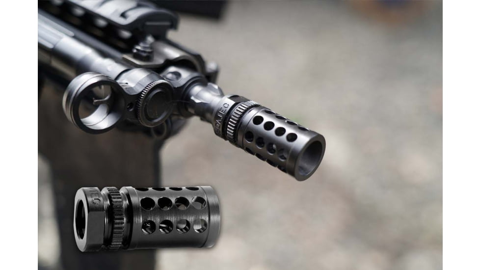 GrovTec US G-NITE 9mm 1/2X Flash Hider