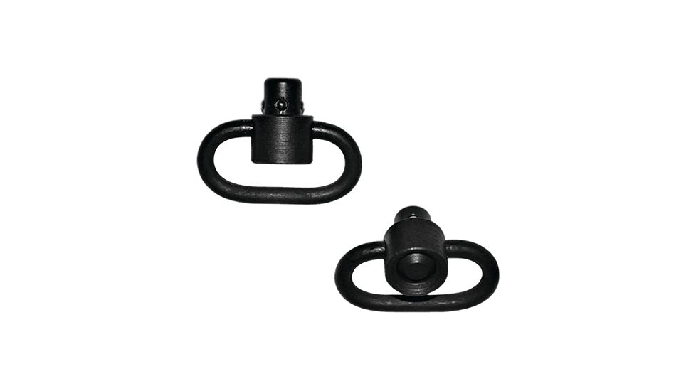 GrovTec US Recessed Plunger Heavy Duty Push Button Swivels, Black, GTSW287