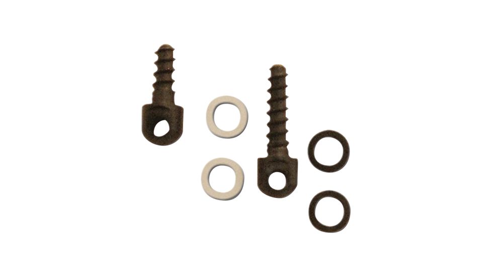 GrovTec US 0.5in Wood Screw and 0.75in Wood Screw w/Spacer, Black, GTHM50
