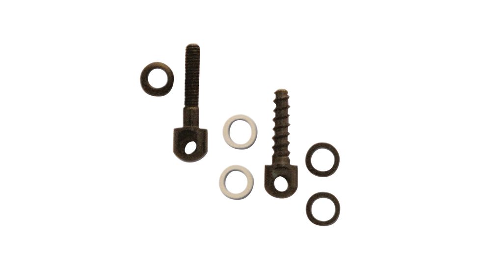 GrovTec US 0.875in Machine Screw &amp; Nut and 0.75in Wood Screw, Black, GTHM47