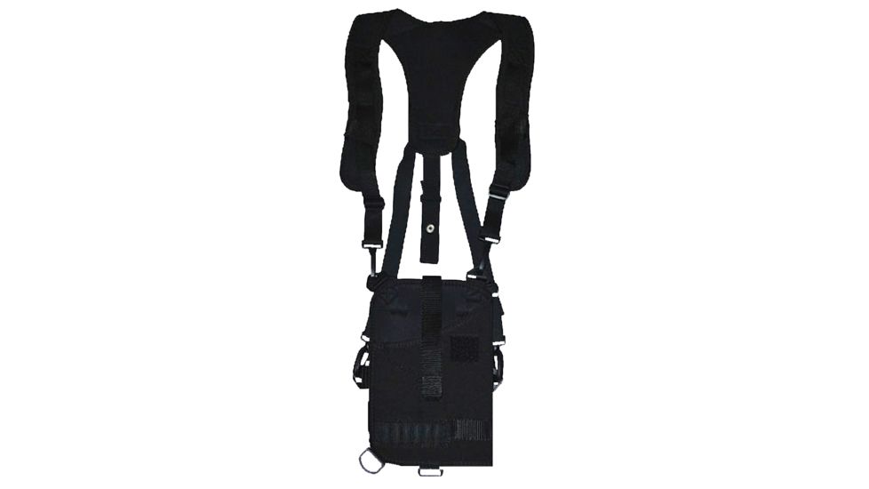 GrovTec US 3-4in Barrel Medium/Large Double Action Revolvers Trail Pack Holster, Black, GTHL14902R