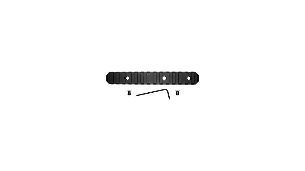 GrovTec US KeyMod Picatinny Rail, 6in, 15 Slots, Black, GTSW230