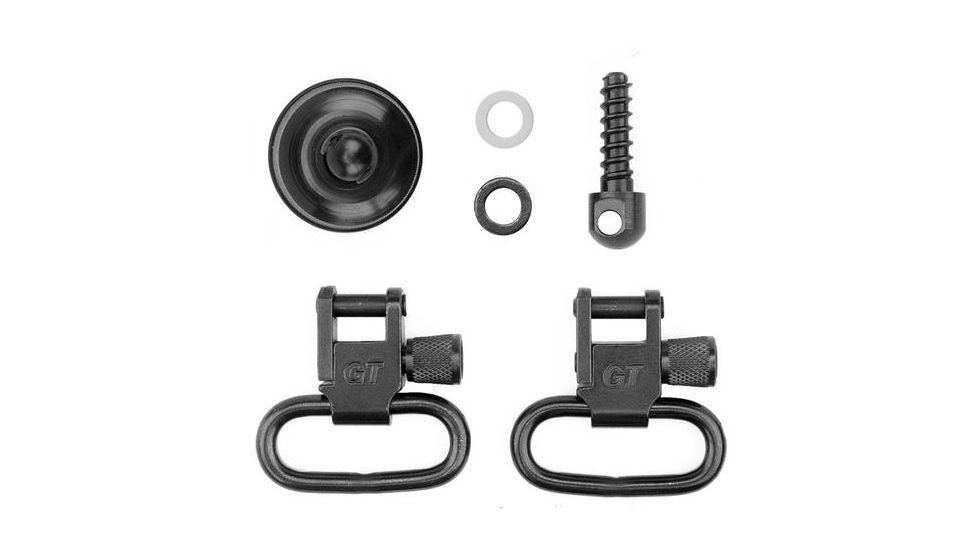 GrovTec US Shotgun Locking Swivel Set, For Remington 870 Express, 12 Gauge, Black, GTSW34