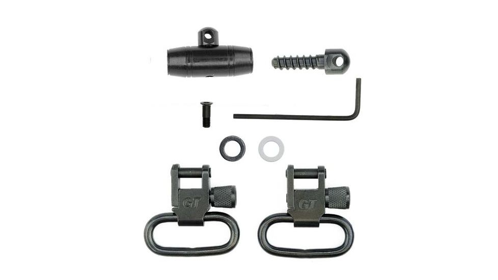 GrovTec US T/C Renegade/New Englander Muzzle Loader Locking Swivel Set, Black, GTSW84