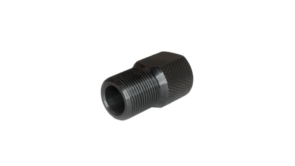 GrovTec US Thread Protector Converter, 1/2x28 Thread, For 5/8x24 Devices, Black, GTHM197