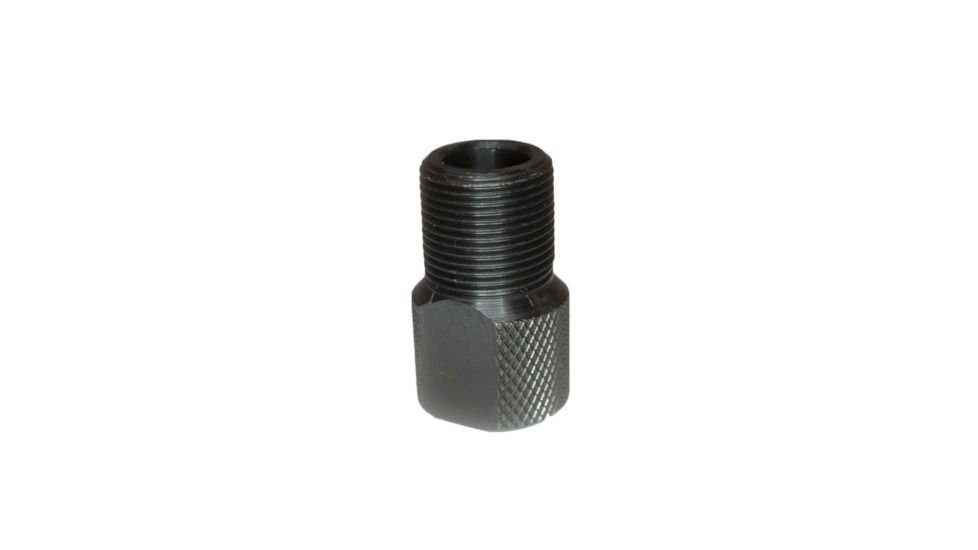 GrovTec US Thread Protector Converter, 1/2x28 Thread, For 5/8x24 Devices, Black, GTHM197