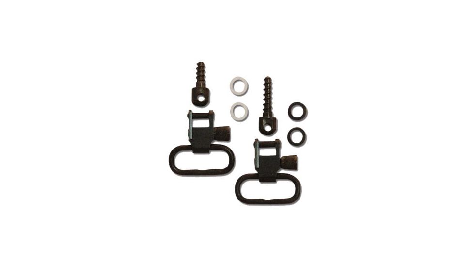 GrovTec US Wood Screw Forend Locking Swivel Set, 1in, Black, GTSW23