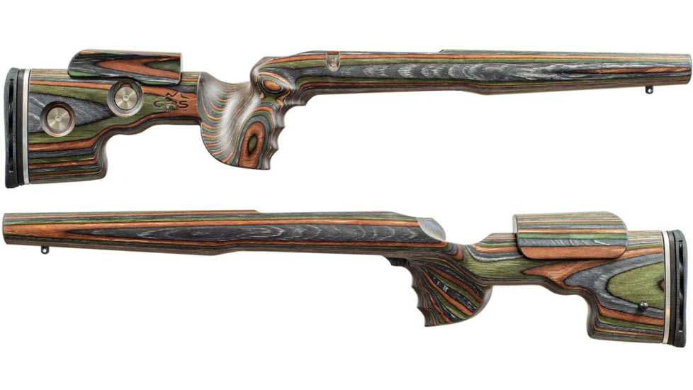 GRS Rifle Stocks Sporter Rifle Stocks, Blank, Green Mountain Camo, GRS103186