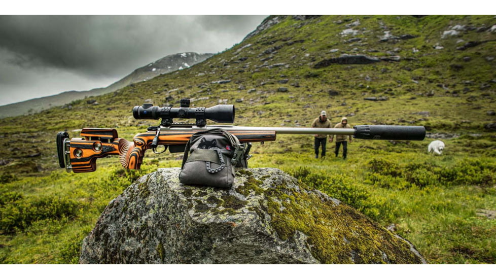 GRS Rifle Stocks Sporter Rifle Stocks, Blank, Orange/Black, GRS104589