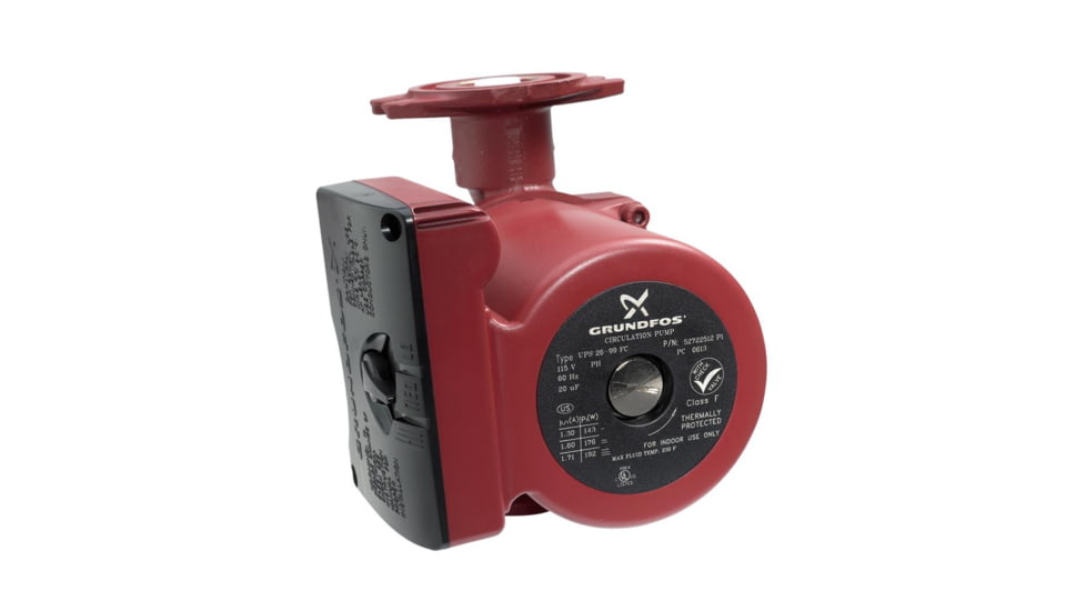 Grundfos Ups 100 Series 3 Speed Circulator Pump Ups 26 99 Fc 196W 230V, 52722513