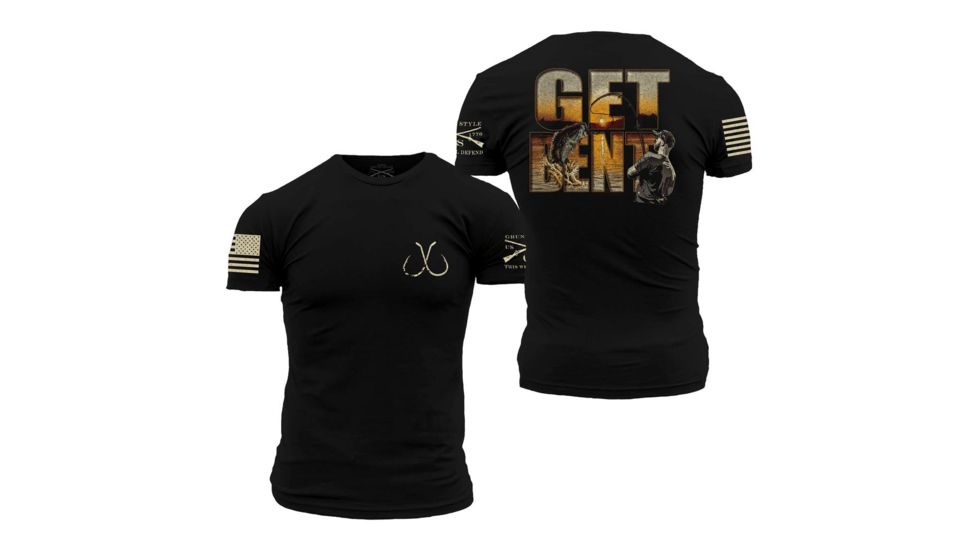 Grunt Style Get Bent T-Shirt - Mens, Black, Small GS2729-S