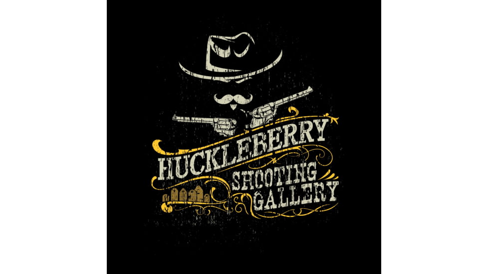 Grunt Style Huckleberry Shooting Gallery T-Shirt - Mens, Black, Extra Large, GS4680-XL