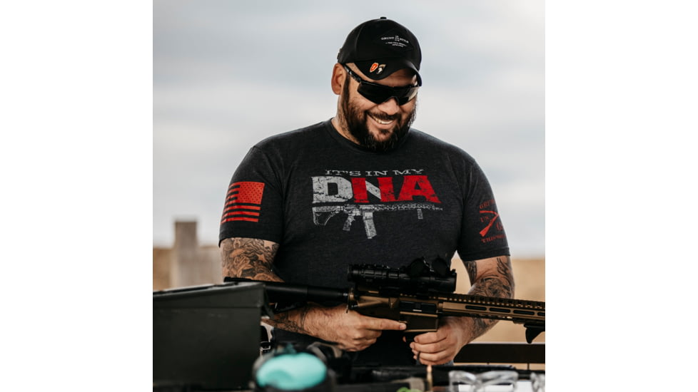Grunt Style Its In My DNA T-Shirt - Mens, Charcoal, 4XL, GS3998-4XL