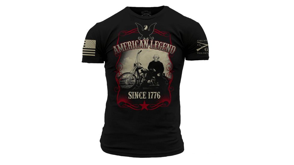 Grunt Style Men's American Legend Tee Shirt, Large GS1458-L