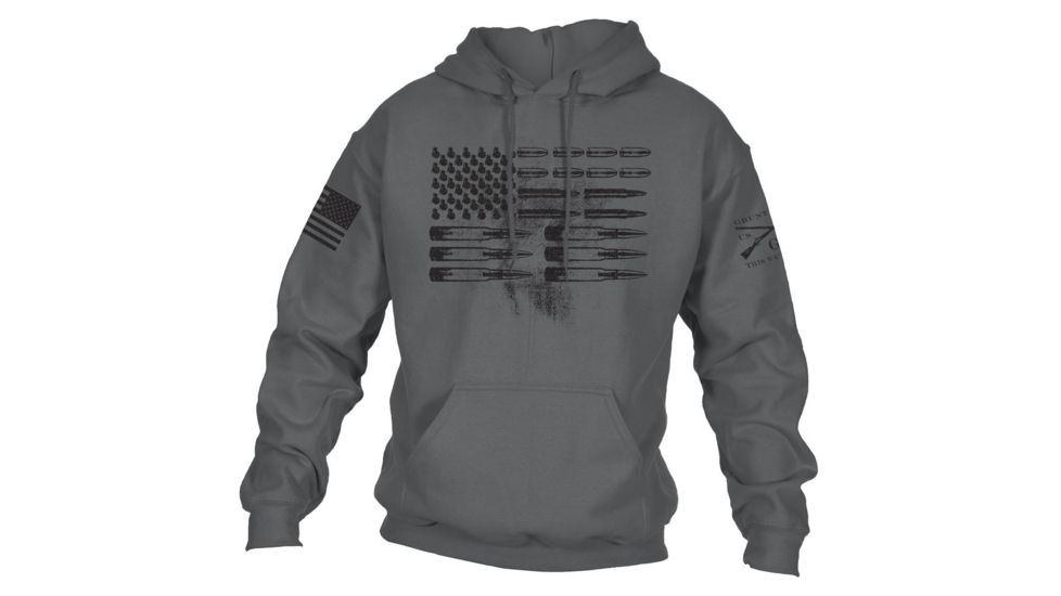 Grunt Style Men's Ammo Flag 2.0 Hoodie, Large GS1501-L